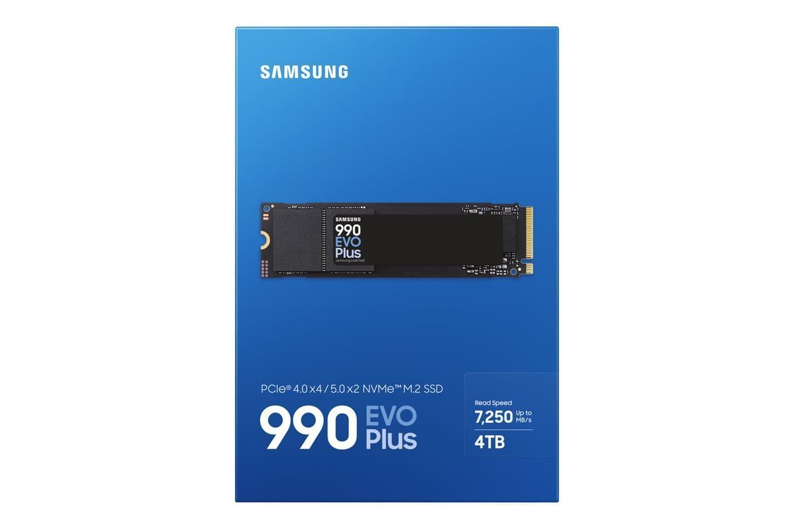 SSD накопичувач Samsung 990 Evo Plus 4 TB (MZ-V9S4T0BW)