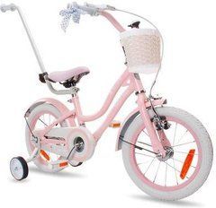 Детский двухколесный велосипед Sun Baby Heart Bike Silver Moon 14 Pink