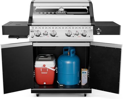 Гриль газовий мобільний Koler Krone S1 Silver (KK-S1/S)