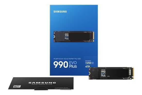 SSD накопичувач Samsung 990 Evo Plus 4 TB (MZ-V9S4T0BW)