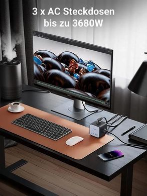 Мережевий фільтр-подовжувач Ugreen CD268 DigiNest Cube 65W Grey (60113)