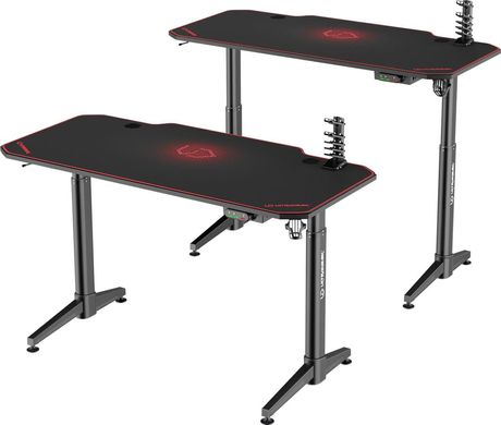 Геймерський ігровий стіл Ultradesk Level (UDESK-LVA-RB)