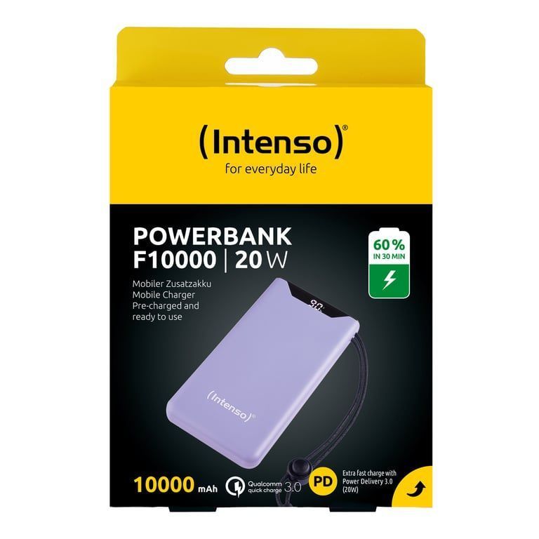 Внешний аккумулятор (павербанк) Intenso F10000 10000mAh Purple (7332033)