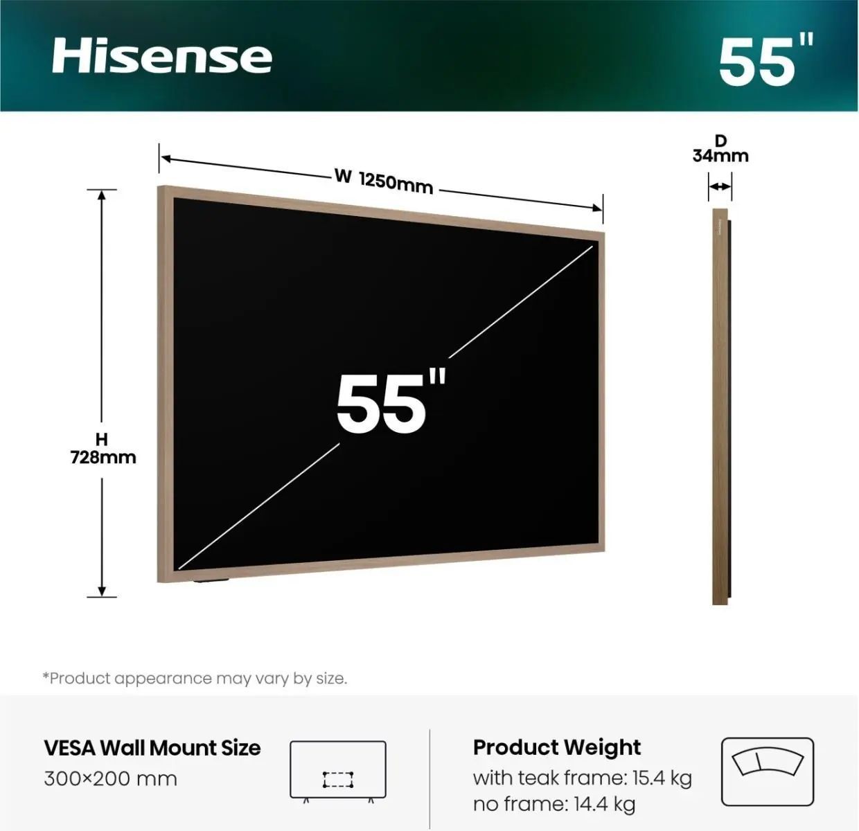 Телевізор Hisense 55S7DS