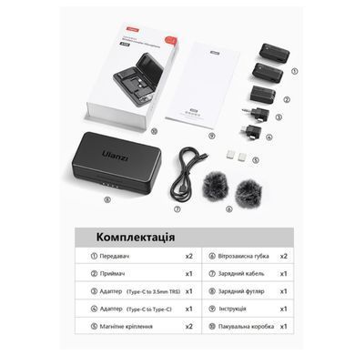 Микрофонная радиосистема Ulanzi Vijim A100 (UV-A014A)