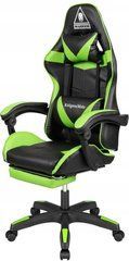 Комп'ютерне крісло для геймера Kruger&Matz Warrior GX-150 Black/Green (KM0790GR)