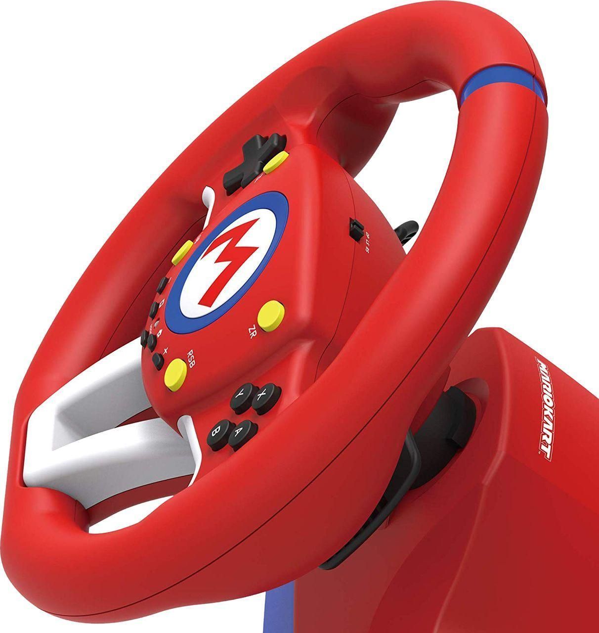 Комплект (руль, педали) Hori Mario Kart Racing Wheel Pro Mini for Nintendo Switch (NSW-204U)