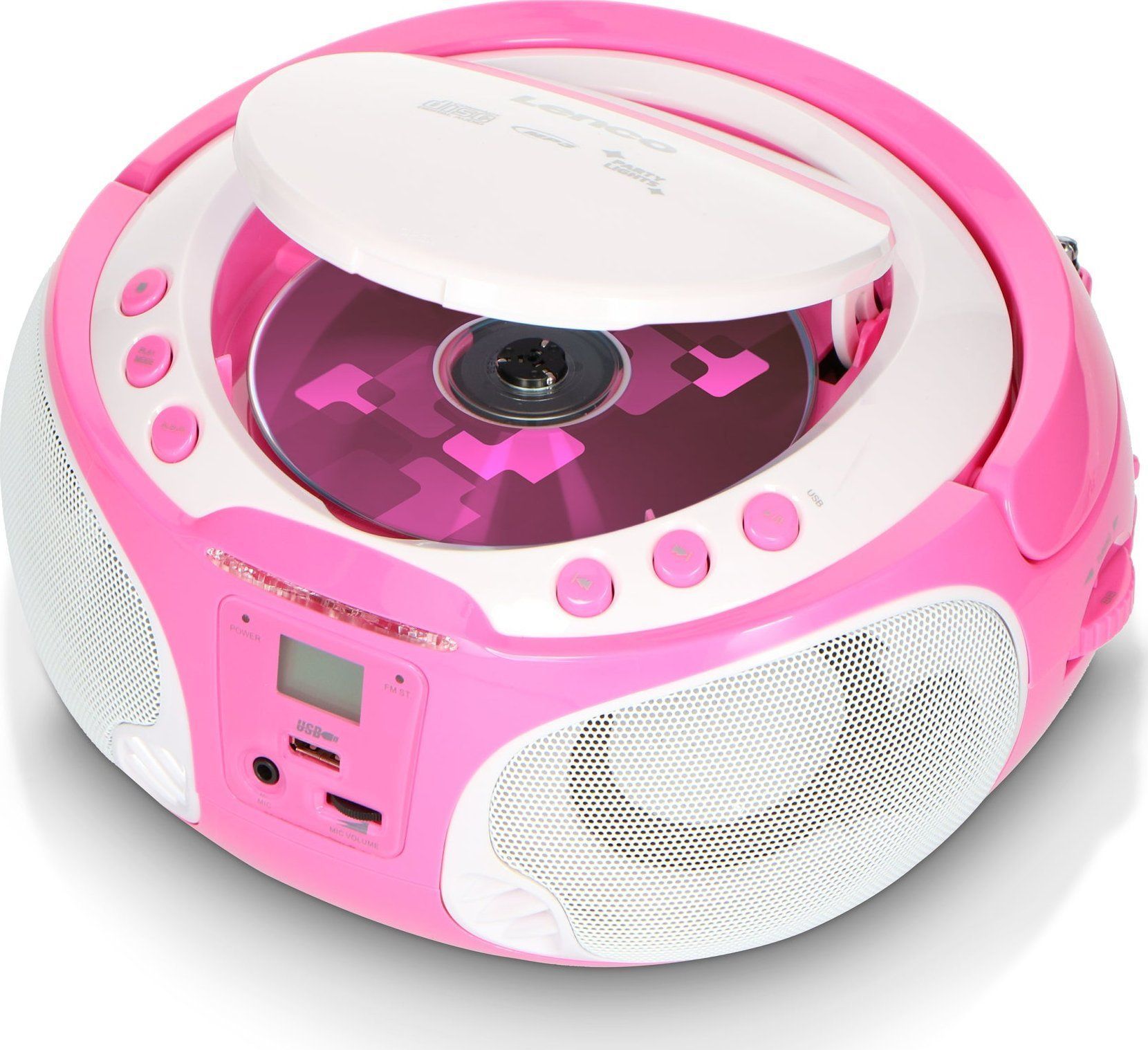 Магнитола Lenco SCD-650 pink