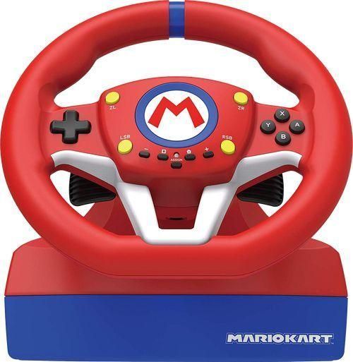 Комплект (руль, педали) Hori Mario Kart Racing Wheel Pro Mini for Nintendo Switch (NSW-204U)
