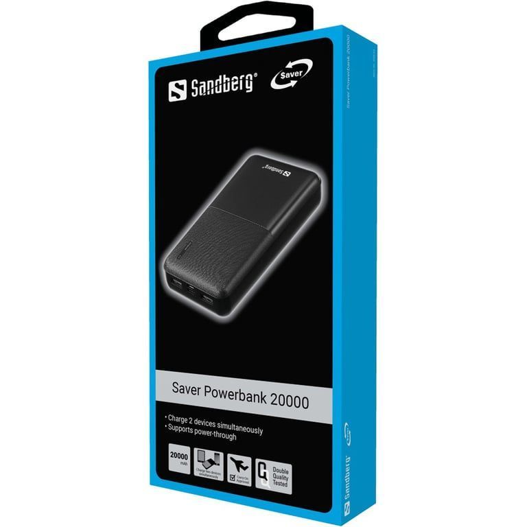 Внешний аккумулятор (павербанк) Sandberg Saver Powerbank 20000mAh (320-42)