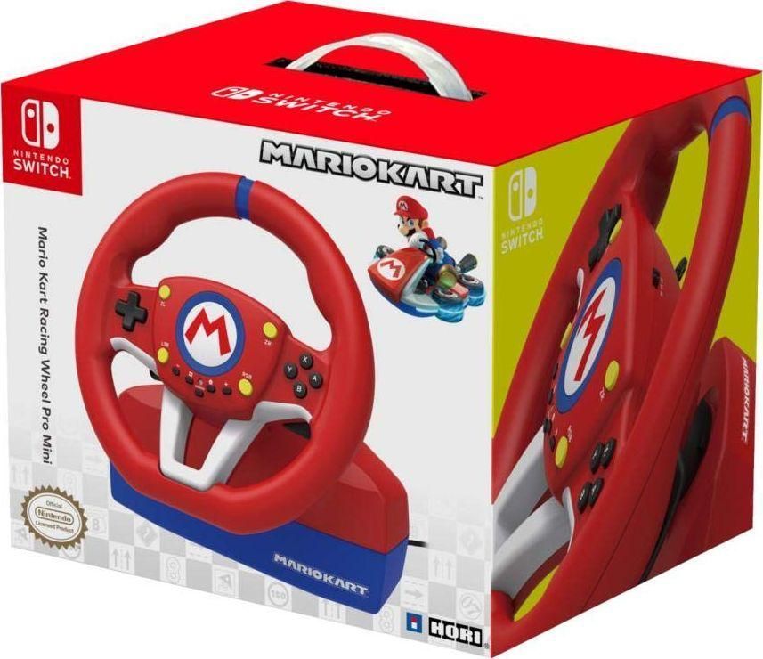 Комплект (руль, педали) Hori Mario Kart Racing Wheel Pro Mini for Nintendo Switch (NSW-204U)