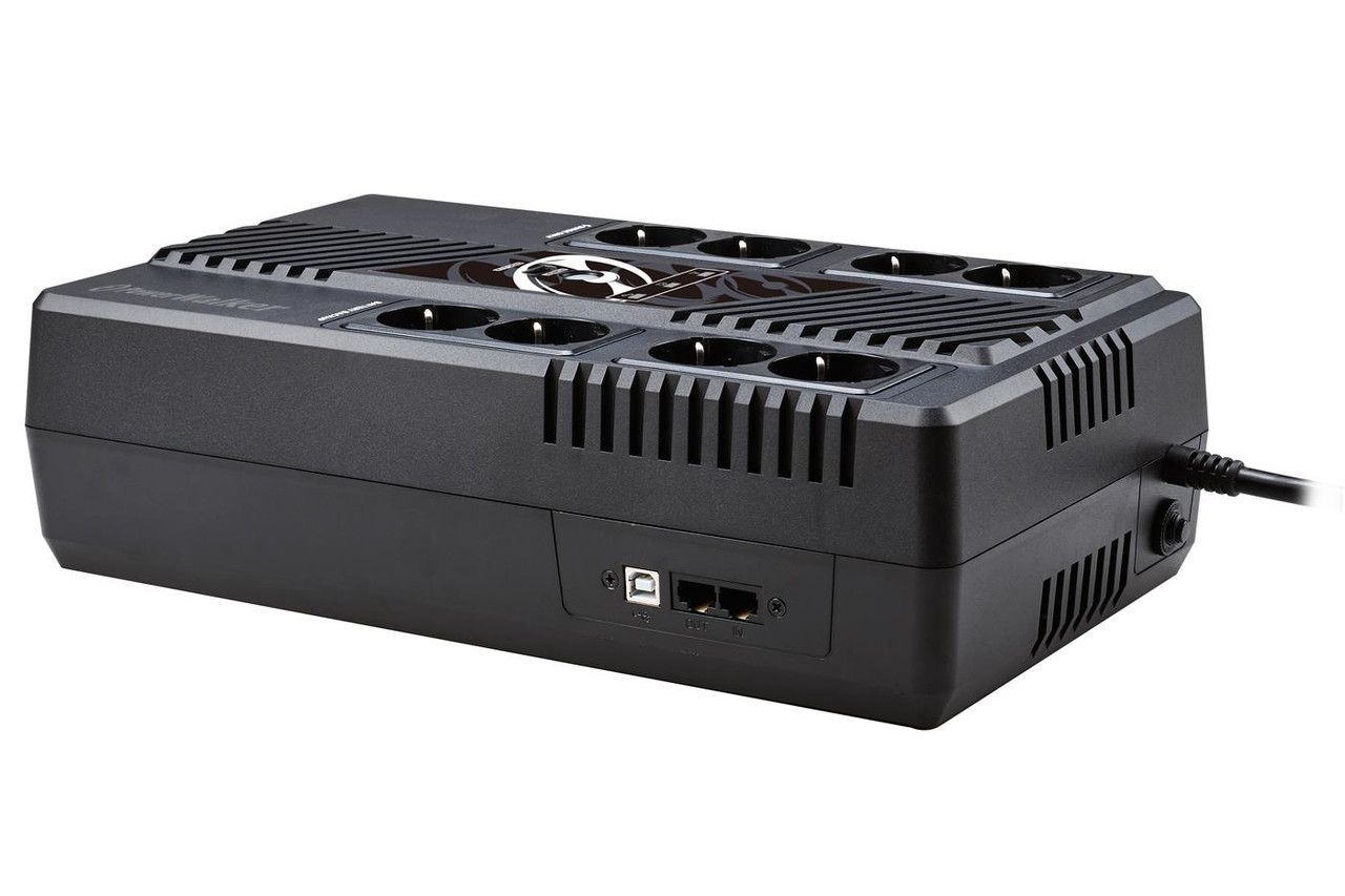 Лінійно-інтерактивне ДБЖ PowerWalker VI 600 MS FR (10121164)