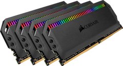 Пам'ять для настільних комп'ютерів Corsair 32 GB (4x8GB) DDR4 3600 MHz Dominator Platinum RGB (CMT32GX4M4C3600C18)