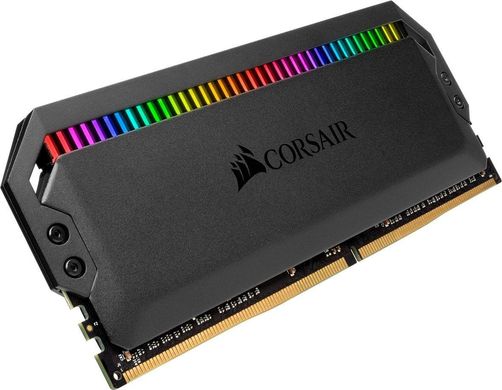 Пам'ять для настільних комп'ютерів Corsair 32 GB (4x8GB) DDR4 3600 MHz Dominator Platinum RGB (CMT32GX4M4C3600C18)