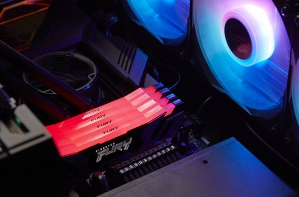 Память для настольных компьютеров Kingston FURY 96 GB (2x48GB) DDR5 6400 MHz Renegade RGB (KF564C32RSAK2-96)