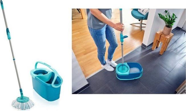 Набор для уборки Leifheit Набор для уборки для пола Clean Twist Disc Mop Ergo 30 см (52101)