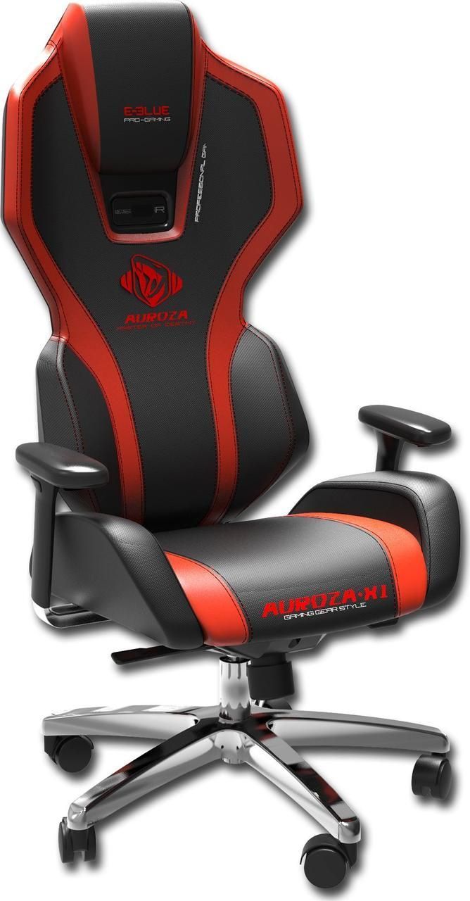 Компьютерное кресло для геймера E-Blue Auroza Black/Red