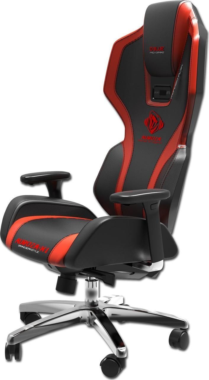 Компьютерное кресло для геймера E-Blue Auroza Black/Red