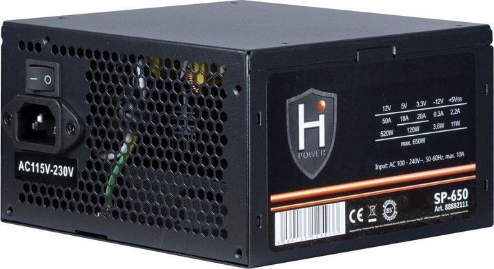 Блок питания Inter-Tech HiPower SP-650 650W (88882111)