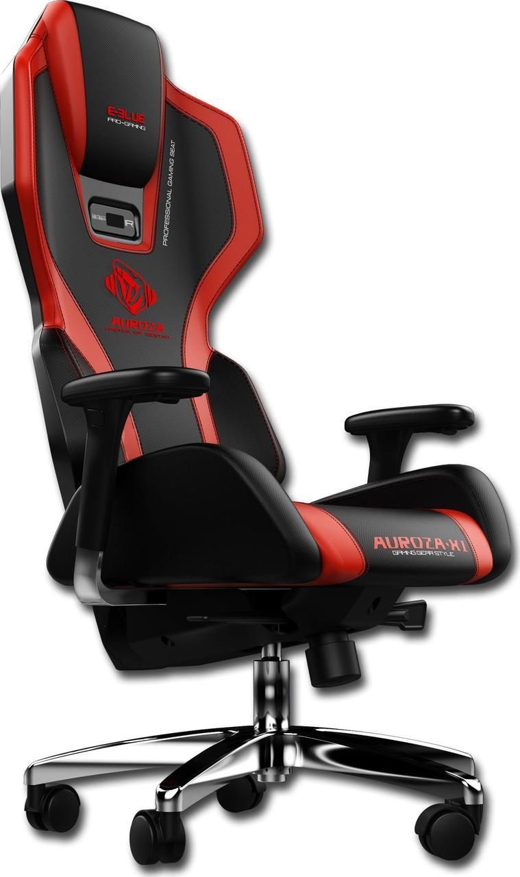 Компьютерное кресло для геймера E-Blue Auroza Black/Red