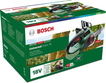 Электропила Bosch UniversalChain 18 без АКБ и ЗУ (06008B8001)