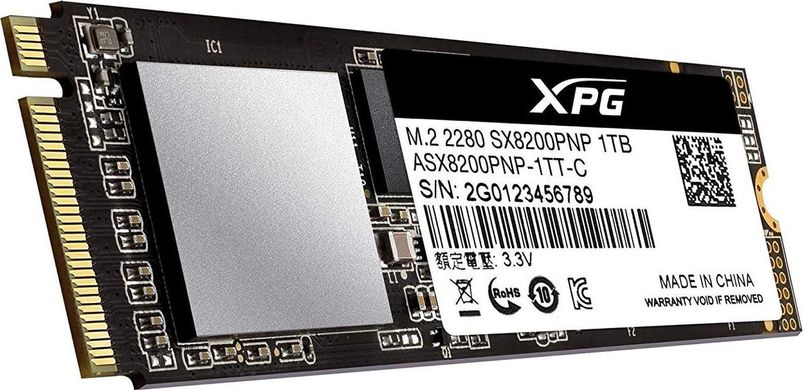 SSD накопитель Adata XPG SX8200 Pro 1 TB (ASX8200PNP-1TT-C)