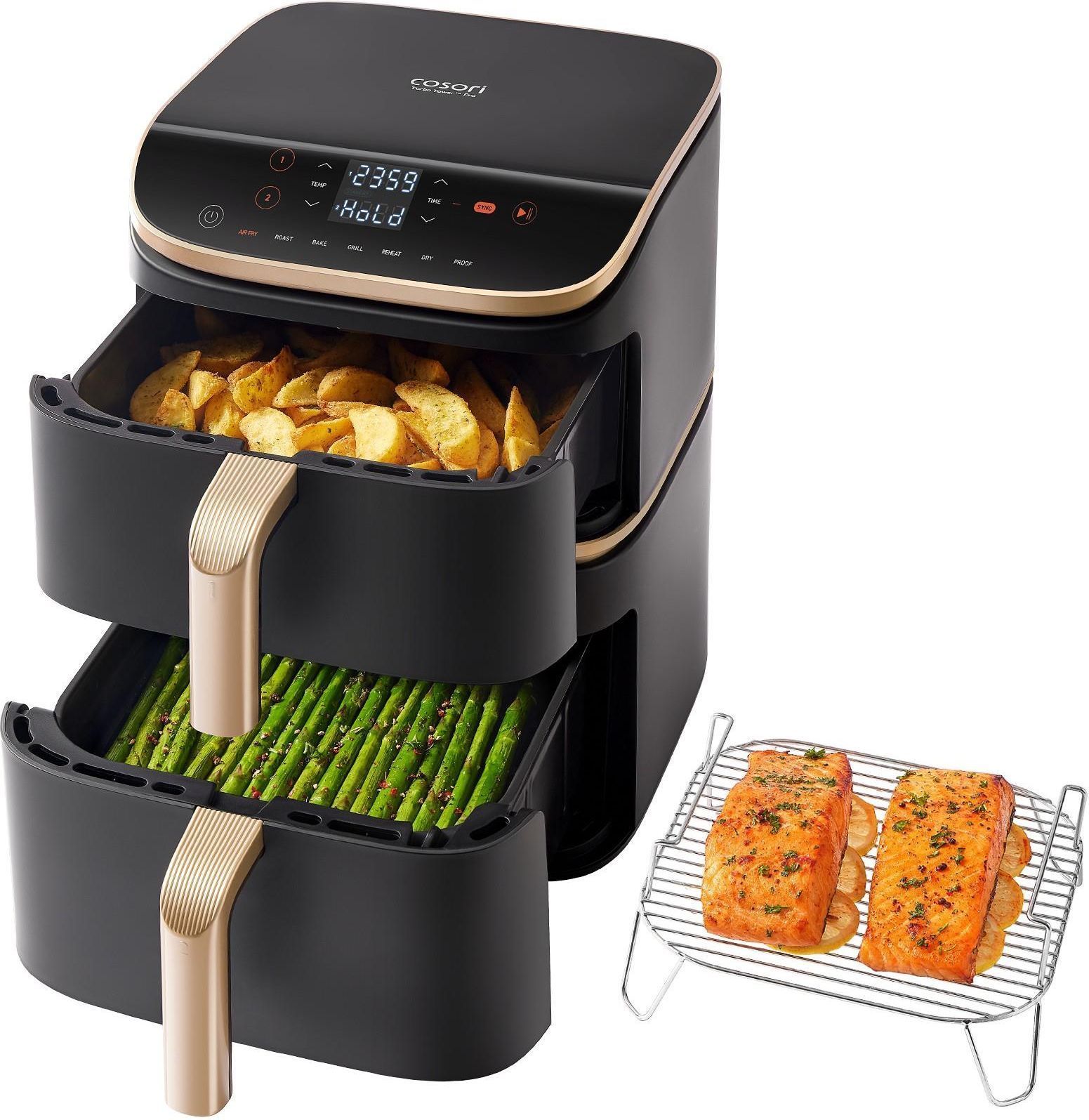 Мультипечь Cosori Turbo Tower Pro (CAF-DC123S-DEUR)
