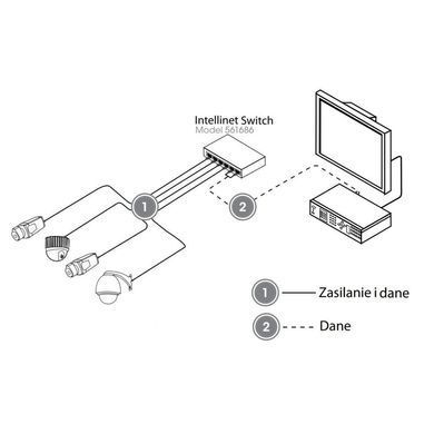 Комутатор керований Intellinet IPS-06F02-65W (561686)