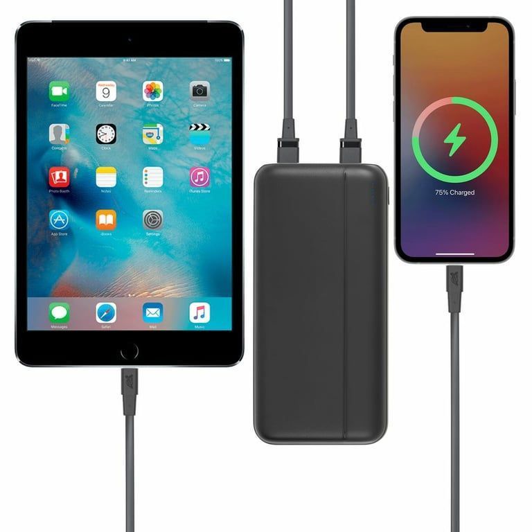 Внешний аккумулятор (павербанк) Rivacase VA2071 20000mAh Black