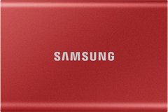 SSD накопитель Samsung T7 2 TB Red (MU-PC2T0R/WW)