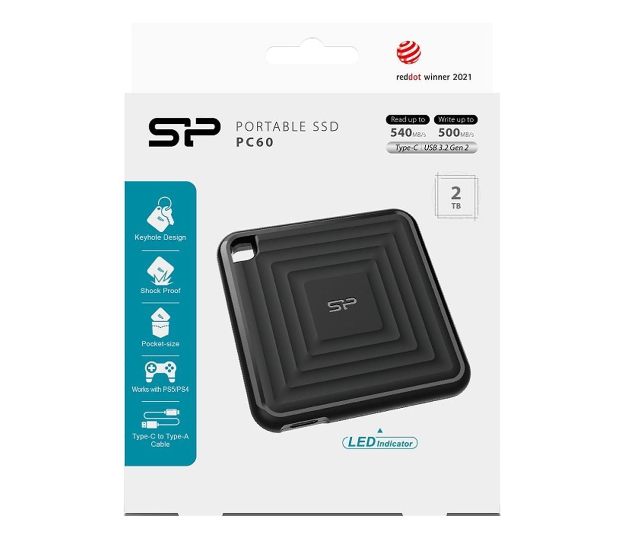 SSD накопичувач Silicon Power PC60 2 TB (SP020TBPSDPC60CK)