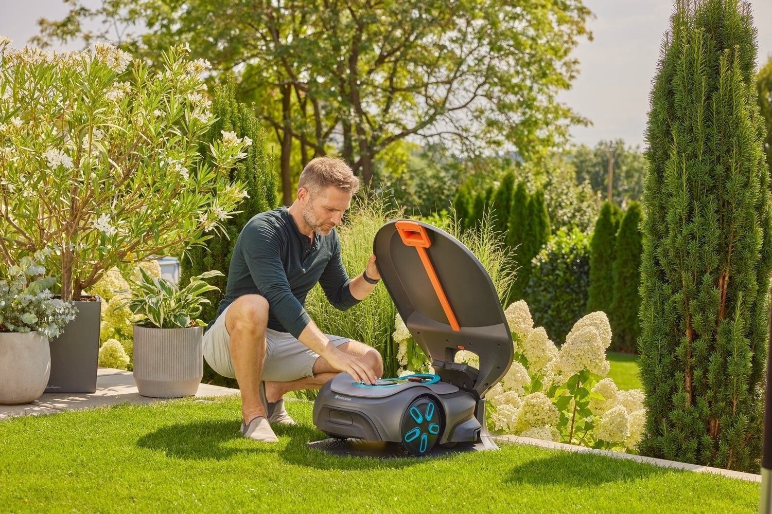 Газонокосилка-робот Gardena Smart Sileno Max 800 (19901-32)