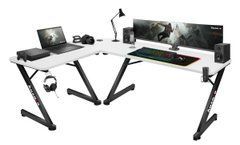 Геймерский игровой стол Huzaro Hero 7.0 White