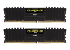 Память для настольных компьютеров Corsair 16 GB (2x8GB) Black DDR4 3600 MHz Vengeance LPX (CMK16GX4M2D3600C18)