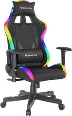 Комп'ютерне крісло для геймера Genesis Trit 600 RGB Black