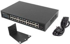 Комутатор некерований Lanberg RSGE-24P-2GE-2S-360