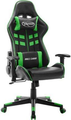 Комп'ютерне крісло для геймера VidaXL 20505 Black-Green