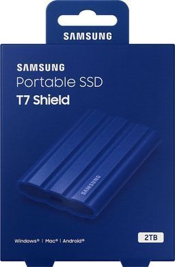 SSD накопичувач Samsung T7 Shield 2 TB Blue (MU-PE2T0R)