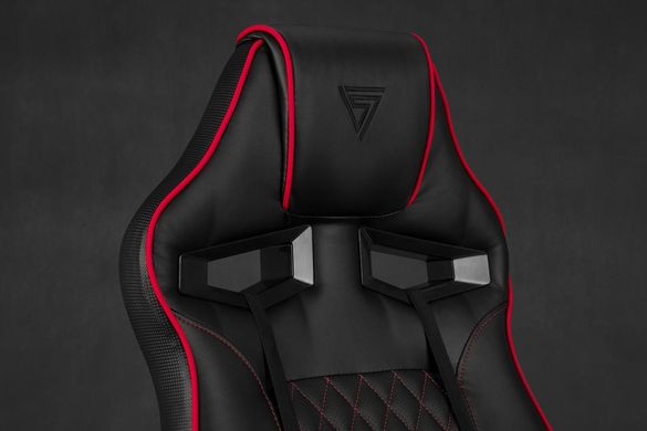 Комп'ютерне крісло для геймера Sense7 Knight black-red
