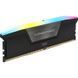 Пам'ять для настільних комп'ютерів Corsair 96 GB (2x48GB) DDR5 5600 MHz Vengeance RGB Black (CMH96GX5M2B5600C40)
