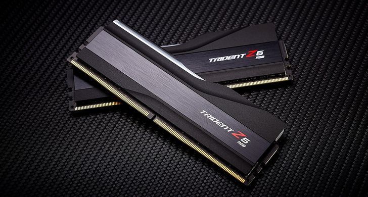 Пам'ять для настільних комп'ютерів G.Skill 32 GB (2x16GB) DDR5 8000 MHz Trident Z5 RGB (F5-8000J3848H16GX2-TZ5RK)