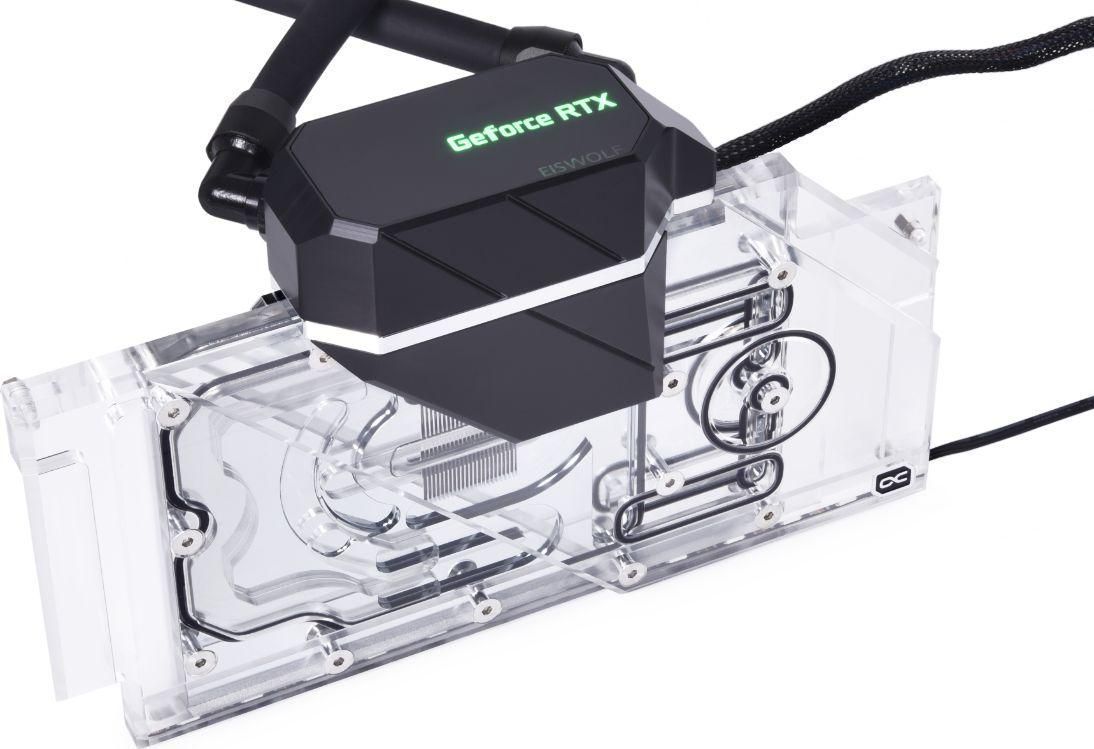 Водяное охлаждение Alphacool Eiswolf 2 AIO 360mm RTX 3080 / 3090 TUF with Backplate (14419)