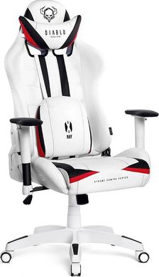 Комп'ютерне крісло для геймера Diablo Chairs X-RAY Normal Size L White/Black