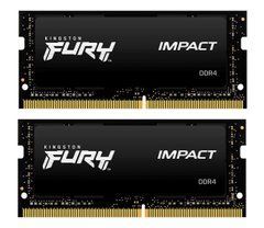 Память для ноутбуков Kingston FURY 16 GB (2x8GB) SO-DIMM DDR4 3200 MHz Impact (KF432S20IBK2/16)