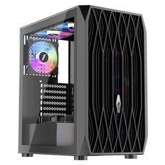 Корпус 1stPlayer AY7-BK-4F1 Black