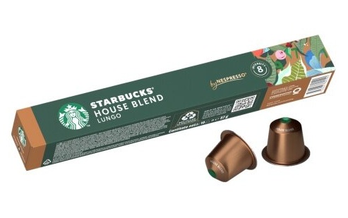 Кофейные капсулы Starbucks House Blend Nespresso Lungo 10-pack