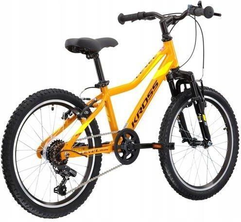 Детский двухколесный велосипед Kross Level Mini 2.0 20 Yellow