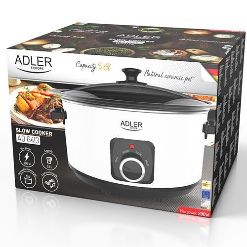 Мультиварка Adler AD 6413 white