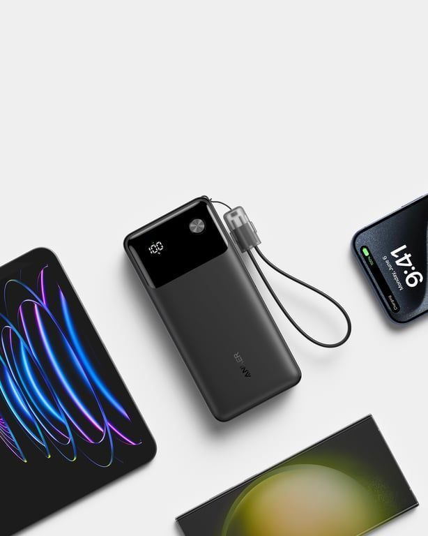 Внешний аккумулятор (павербанк) Anker PowerCore 20000mAh Black (A1384G11)