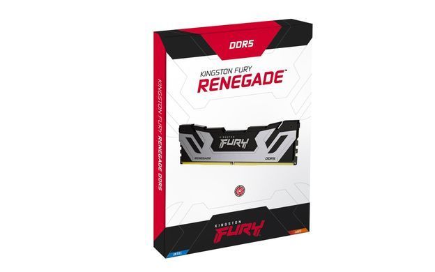 Память для настольных компьютеров Kingston Fury 48 GB (2x24GB) CUDIMM DDR5 8400 MHz Renegade Silver/Black (KF584CU40RSK2-48)